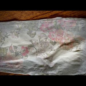 Floral printed jeans